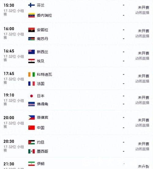 2023世界杯详细比赛日程安排及亮点解析 2023世界杯详细比赛日程安排及亮点解析
